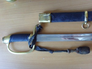 ШАШКА ОФИЦЕРСКАЯ ОБР. 1881 г. С ТЕМЛЯКОМ