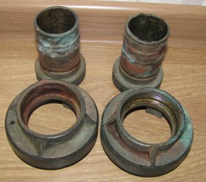 Головки пожарного рукава копаные, латунь, 51мм.