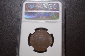 2 франка 1801 пробные NGC MS64