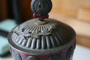 Кубок спортивный.Палех 1951г. Куркин.А.М