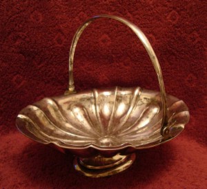 Конфетница/сухарница 84 пробы, 1881год