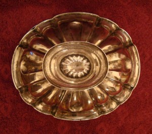 Конфетница/сухарница 84 пробы, 1881год