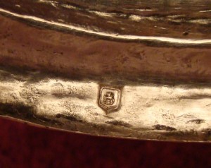 Конфетница/сухарница 84 пробы, 1881год