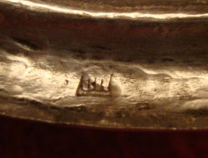 Конфетница/сухарница 84 пробы, 1881год