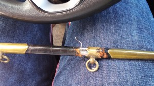 Кортик РИФ. Черная ручка.Травление.SOLINGEN