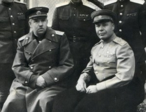 Два Маршала ВОВ с порученцами на одном фото