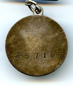Медаль "За боевые заслуги" № 257 107.