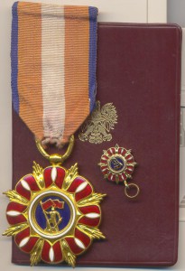 Орден Строительства Польши. золото.