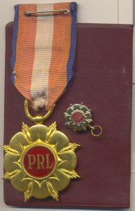 Орден Строительства Польши. золото.