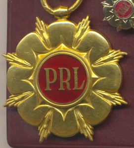 Орден Строительства Польши. золото.