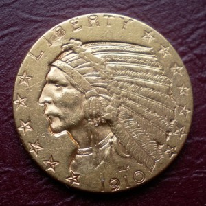 5 долларов США 1910