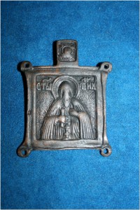 Средник складня Преподобный Тихон