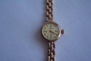 Часы Чайка с браслетом 585пробы