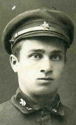 Боец РККА. Эмблемы в петлицах.