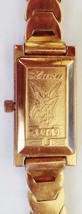 Золотые часы женские Ника + золотой браслет
