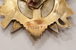 Отечественная война 1 степени. Дубликат на документе.