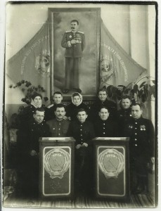 Выборы. Железнодорожники.Портрет Сталина.