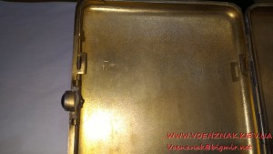 Портсигар, серебро 183 грамма