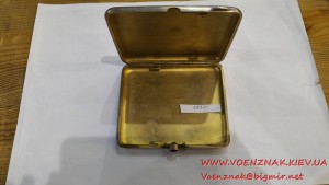 Портсигар, серебро 183 грамма