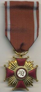 Польша Крест заслуг ПНР 1 ст. с документом