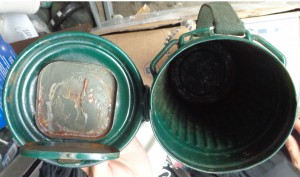 Бачек противогаз  1942 г  Германия   водозащитный вариант