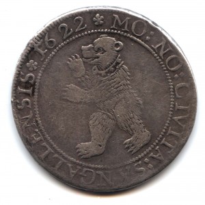 Санкт-Галлен талер 1622 год