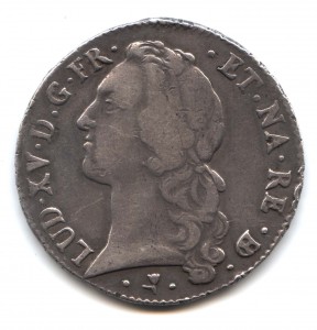 Франция Экю 1766 год ЛюдовикXV