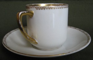Кофейная пара KPM, патриотика ПМВ.