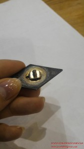 Ромб серебряный КВВА