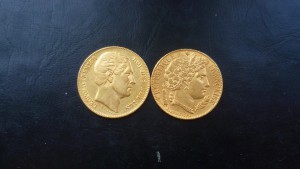 20 франков 1851 и 1865