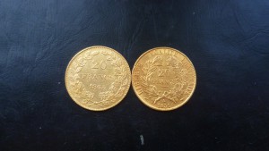 20 франков 1851 и 1865