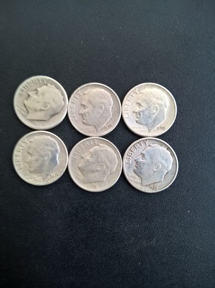 Монеты США и Канады в серебре