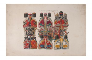 Хромолитография униформа Императорского конвоя.