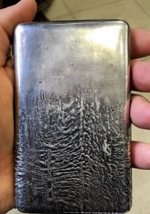 Портсигар 84пр. чекисту-транспортнику...