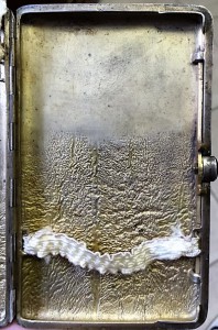 Портсигар 84пр. чекисту-транспортнику...