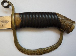Офицерская драгунская шашка М1909 с заказным клинком