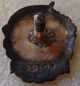 Отличник ВМФ № 3307 серебро ЛЮКС