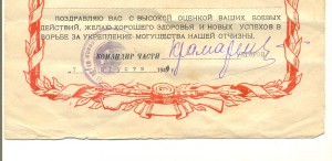 Благодарности 2 шт. (3933)