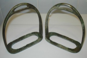 Стремена царские. Клейма (в родной патине)