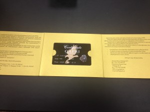 Новое кольцо фирмы GAFRI с цветными бриллиантами. Красивое!