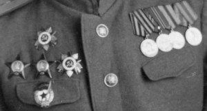 Гвардии капитан. 2 КЗ,2 ОВ,медали,гвардия.