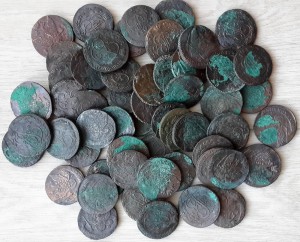 5 копеек 1794 г. АМ перечекан