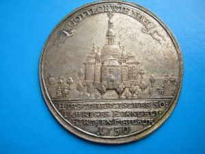 ПАМЯТНАЯ МЕДАЛЬ СИЛЕЗИЯ 1759 СЕРЕБРО