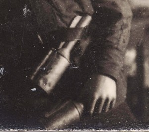 Курсант с пулеметом и гранатами!