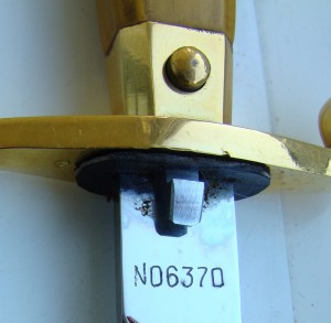 Кортик ВМФ-54 с портупеей