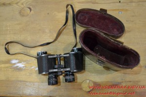 Бинокль немецкий довоенный в футляре. Фирма Busch