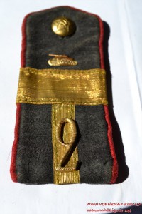 Погон на старшину-танкиста, конец 1940 гг.