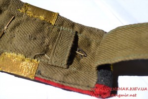 Погон на старшину-танкиста, конец 1940 гг.