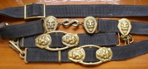 Ремень с подвесами для  кортика