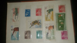 7 альбомов марок разных стран требуется оценка с последующей